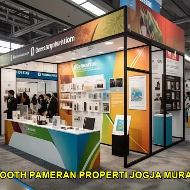 booth pameran properti jogja murah
